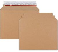 Knockpip A3/C3 Capacity Book Mailer Envelopes 321x467mm | 400gsm Rigid Corrugated Cardboard Peel & Seal Postal Mailers | Medium Parcel Size | Pack of 100