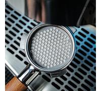 KNODOS 51mm Espresso Puck Screen- High-Grade Stainless Steel Plate Disk Coffee Filter, Optimal Espresso Extraction, Fits Delonghi & More, Easy Clean Design (Silver, 51mm)