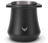 KNODOS 54mm Coffee Bean Dosing Cup Stainless Steel Espresso Dose Cup With Grinder Activating Tab Fits Breville Espresso Machine Accessories (Black)