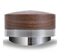 KNODOS 58mm Espresso Distribution Tool Walnut Coffee Distributor Adjustable Depth Stainless Steel Espresso Leveler Premium Espresso Machine Accessories for Coffee Bar