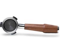 Knodos Bottomless Naked Portafilter with Double Shot Basket (Walnut, Fits 54mm Sage/Breville)