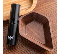 KNODOS Coffee Bean Dosing Cup with RDT Spray Bottle Premium Dosing Vessel and Bean Spritzer Set - Single Dose Measuring Tray Kit/Coffee Lover Gift, D2024 (Walnut Wood Bowl)