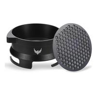 KNODOS Dosing Funnel 54mm and Espresso Puck Screen Set Grinder Trigger Portafilter Funnel for Sage Machines (Black, Type B)