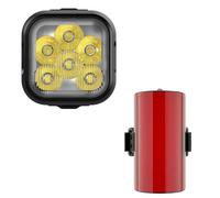 Knog Blinder 1300 + Mid Cobber Light Set 1300/170 Lumens Black / Red