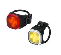 Knog Blinder Mini Square Light Set Black 50/30 Lumens