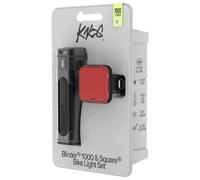 Knog Blinder Pro 1000 Front Light + Blinder Square Rear Light Set