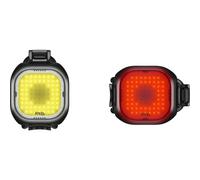 Knog Blinder Mini Square Light Set Black 50/30 Lumens