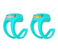 Knog Frog V3 Rechargeable - Awesome Aquamarine Twinpack Lightset