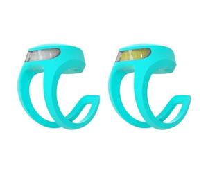 Knog Frog V3 Rechargeable - Awesome Aquamarine Twinpack Lightset