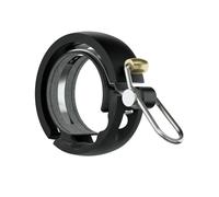 Knog Oi Luxe Bike Bicycle Bell Handlebar Safety Alarm Horn Ring 23.8-31.8mm, Black, Large