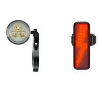 Knog Pwr Trail + Blinder V Bolt Light Set Black 1100 / 100 Lumens 1100 / 100 Lumens Black