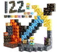 Knoiuao 122Pcs Magnetic Building Blocks, Build Mine Magnet World Set, STEM Montessori Stacking Toy, Magnetic Blocks Toys Gifts for Boys Girls Age 3 4 5 6 7 8 9 10 Cubes Construction Toys for Toddlers