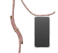 KNOK Mobile Phone Chain Compatible with Apple iPhone 17 Pro, Silicone Case with Strap, Mobile Phone Case for Smartphone for Hanging, Transparent Case with Cord, Protective Case with Cord in Unicorn