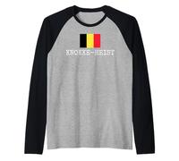 Knokke-Heist Belgium Vacation Belgians Souvenir Women Men Raglan Baseball Tee