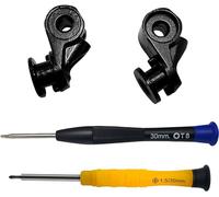 Knomix for QuietComfort 35 I II Metal Hinge Swivel as Same as The OEM QC35 Hinge Replacement Parts Accessories for Bose QuietComfort 35/QuietComfort 35 II/QC35/QC35 II/QC45/QC25 (Hinges-Black)