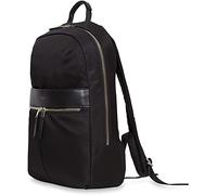 KNOMO Beauchamp Womens 14" Laptop Bag Computer Backpack for Work, College, Travel Daypack Purse, Black, Gold Zip, Beauchamp Laptop Backpack
