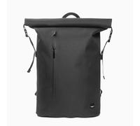 KNOMO Cromwell Rolltop Waterproof Laptop Backpack Men, 16 inch Water Resistant Travel Rucksack, Casual Daypack for Outdoors, Black