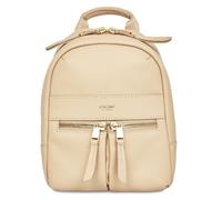 Knomo Mayfair Luxe Beauchamp XXS City Backpack RFID Leather 20 cm beige