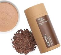 Knoops Dark Hot Chocolate Flakes, 70% Extra Dark Luxury Hot Drinking Chocolate, Delicious Cocoa Drink with Real Choc Flakes, All Natural Vegan Ingredients, 250 g, Equal to 8 Serving Sachets