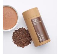 Knoops Dark Hot Chocolate Flakes, 80% Extra Dark Luxury Hot Drinking Chocolate, Delicious Cocoa Drink with Real Choc Flakes, All Natural Vegan Ingredients, 250 g, Equal to 8 Serving Sachets