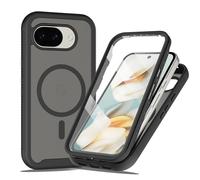 Knoowcase for Google Pixel 10A Case Magnetic Magsafe Wireless Charging for Google Pixel 10A Phone Case Built-in Screen Protector Shockproof Drop Protection Bumper Rugged Back Cover, Black