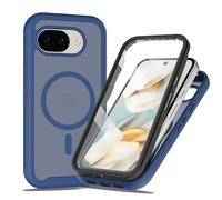 Knoowcase for Google Pixel 10A Case Magnetic Magsafe Wireless Charging for Google Pixel 10A Phone Case Built-in Screen Protector Shockproof Drop Protection Bumper Rugged Back Cover, Blue