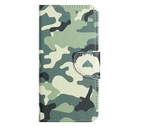 Knoowcase for Honor 400 Pro Case Shockproof Flip Wallet Premium PU Leather Case with Card Holder Magnet Silicone Bumper Protective Folding Kickstand Cover for Honor 400 Pro, Green Camo