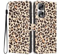 Knoowcase for Honor 90 Pro Case, Shockproof Wallet Pouch for Honor 90 Pro Phone Case with Card Slots PU Leather Bumper Kickstand Full Protective Magnetic Closure Cover, Black Dots