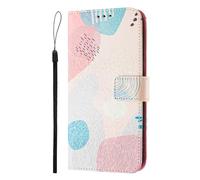 Knoowcase for OPPO Realme Note 70 4G Case, Realme Note 70T 4G Phone Case Shockproof PU Leather Wallet Pouch with Card Holder Full Protective Bumper Magnetic Viewing Stand Cover, Pink & Blue