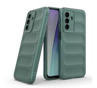 Knoowcase for Samsung Galaxy A17 5G Case Shockproof Soft Silicone Bumper Cover Shock Absorbing Airbag Anti-Slip TPU Rubber Matte Shell Protective Case for Samsung Galaxy A17 4G/ 5G,Green