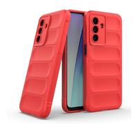 Knoowcase for Samsung Galaxy A18/ A17 Case Shockproof Soft Silicone Bumper Cover Shock Absorbing Airbag Anti-Slip TPU Rubber Matte Shell Protective Case,Red