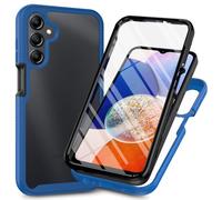 Knoowcase for Samsung Galaxy A26 5G Case Built-in Screen Protector Galaxy A16 5G/ A16 4G Phone Case Shockproof Full Protection Rubber Bumper Clear Rugged Back Shell Case, Blue