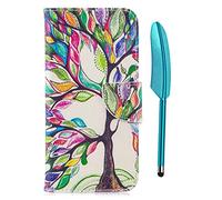 Knoowcase iPhone 13 Case Shockproof Wallet PU Leather Bumper Flip Case with Card Slots Drop Protection Kickstand Magnet Cover for iPhone 13, The Tree of Life