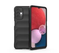 Knoowcase Samsung A13 Phone Case Samsung A04S Case Shockproof Soft Silicone Bumper Case Shock Absorbing Airbag Anti-Slip TPU Rubber Matte Shell Protective Cover for Samsung Galaxy A13/A04S, Black