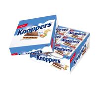 Knoppers Chocolate Hazelnut Wafer Biscuits 24 x 25g Full Box Snack Treats