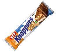 Knoppers ErdnussRiegel Cream Filled Chocolate Covered Wafers with Peanuts & Caramel - 18 x 40g Bars (Import)