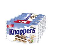 Knoppers - Filled wafers - 5 x 25g - Chocolate and Hazelnut - Snack