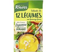 Knorr 1 Litre Velvety Vegetable Soup with 12 Fresh Cheeses Made in France