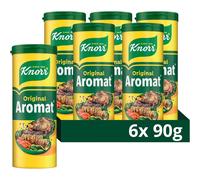 Knorr Aromat Original All Purpose Savoury Seasoning free from artificial colours and preservatives for vegetables, rice, pasta or salads 6x 90 g