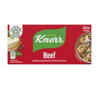 Knorr Beef Stock Cubes gluten-free to add a rich beef flavour to your dishes 20x 10 g