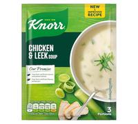 Knorr Chicken & Leek Packet Soup Mix, 50g, Pack of 3, Irish recipe