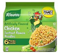 Knorr Chicken Noodles, Instant Ramen, 6 x 50g Pack