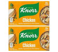 Knorr Chicken Stock Cubes 80g (10g X 8 Cubes) | PACK OF 2 | Quality Ingredients for Rich Flavour | No Artificial Colours & Preservatives | Gluten free.