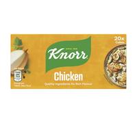 Knorr Chicken Stock Cubes gluten-free to add a rich chicken flavour to your dishes 20x 10 g