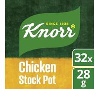 Knorr Chicken stock Stock Pots gluten-free to add a rich chicken flavour to your dishes 32x 28 g