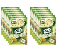 Knorr Delicious Instant Chicken Soup in a Cup with Small Cube Bred [Pack of 12]