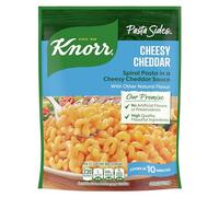 Knorr Dough Sides for Delicious Side Dishes with Quick Dough Cheesy Cheddar Rotini No Artificial Flavors, No Preservatives, No Added MSG 4.3 oz (Pack of 8)