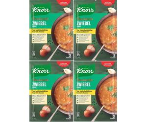 Knorr Gourmet Soup Mix ONION Soup with Real Onion Pieces, FOUR PACK 4x 62g Packs