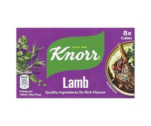 Knorr Lamb Stock Cubes Adds Rich Flavour to Your Dishes Gluten-free Lamb Stock 8x 10 g