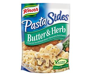 Knorr Pasta Sides: Butter & Herb Fettuccini (Pack of 2) 4.4 oz Bags